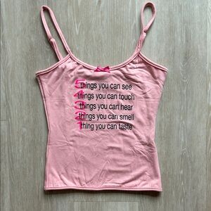 O’MIGHTY Pink Camisole with MINDFULNESS 54321